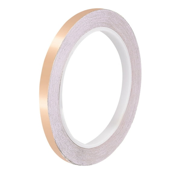Uxcell Single Sided Conductive Tape Copper Foil Tape 0.23inch x65.6ft for EMI Shielding