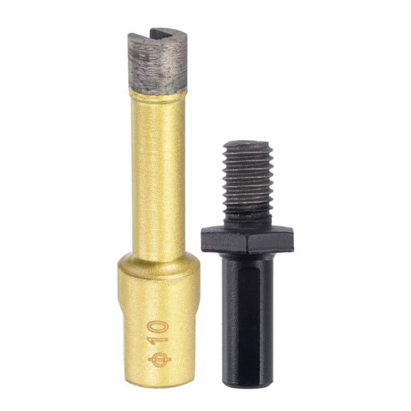 Uxcell Sintered Diamond Core Drill Bit with Arbor Adapter for Masonry Stone 10mm