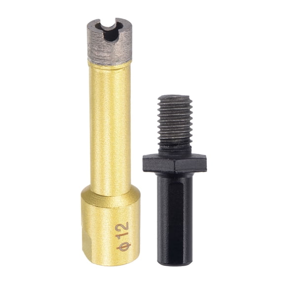 Uxcell Sintered Diamond Core Drill Bit with Arbor Adapter for Masonry Stone 12mm