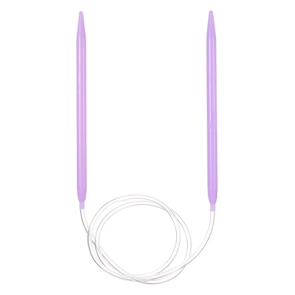 Uxcell Size US 10.75 (7mm) Plastic Circular Knitting Needles 32 inch Round Knitting Needle