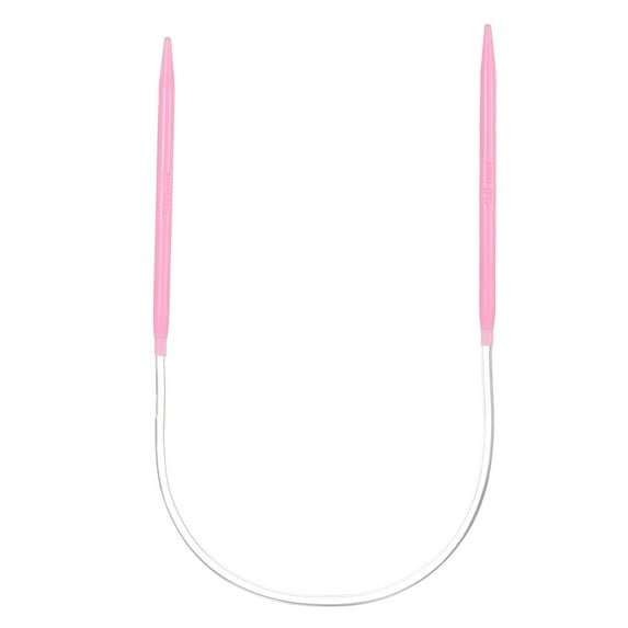 Uxcell Size US 8 (5mm) Plastic Circular Knitting Needles 16 inch Round Knitting Needle