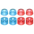 thumbnail image 1 of Uxcell Skateboard Bushings, 90A PU Long-Board Truck Bushings Rebuild Kit for Skateboard Part Transparent Red/Blue, 1 of 7