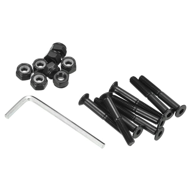 Shorty’s Silverados 1 1/4” Skateboard Hardware – Allen/Hex Head, 8-Pack? (Confirm Qty)