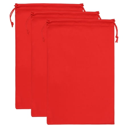 Uxcell Ski Goggle Bag, 3 Pack Microfiber Snow Goggles Case Sleeve, Red
