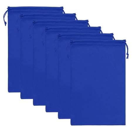 Uxcell Ski Goggle Bag, 6 Pack Microfiber Snow Goggles Case Sleeve, Blue