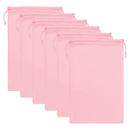 Uxcell Ski Goggle Bag, 6 Pack Microfiber Snow Goggles Case Sleeve, Pink