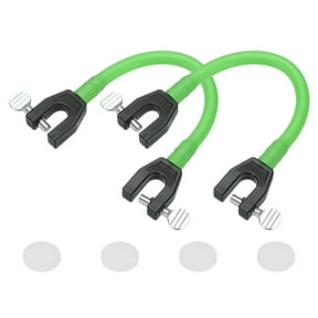 Uxcell Ski Tip Connector, Snowboard Clip Ski Training Aid Basic Turning Portable Durable Holder Skiing Accessories- Fit for (Beginners Skiing Training/Speed Control) 2 Pcs & Light Green