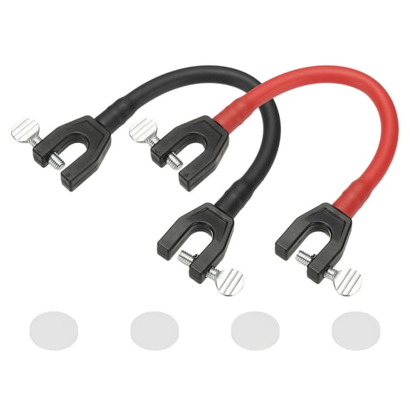 Uxcell Ski Tip Connector, Snowboard Clip Ski Training Aid Basic Turning Portable Durable Holder Skiing Accessories- Fitting for (Beginners Skiing Training/Speed Control) 2 Pcs & Black/Red