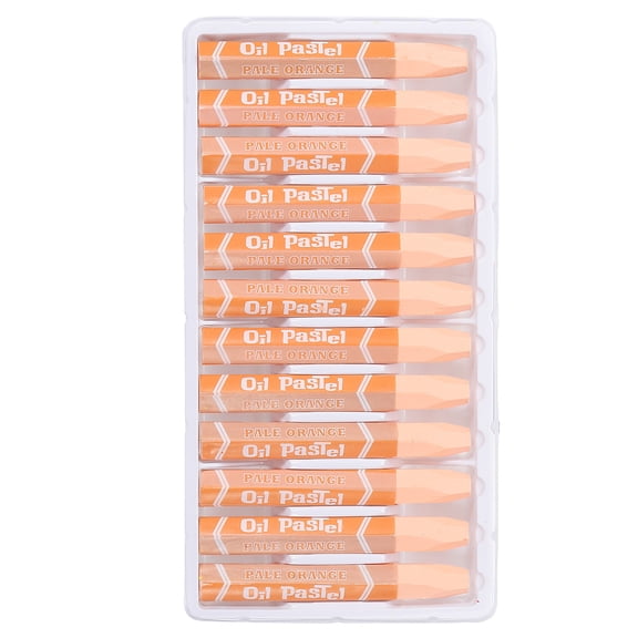 Uxcell Skin Tone Oil Pastels, 24Pcs Soft Oil Crayons Vibrant Creamy Pastels Stick Art Supplies for Painting Drawing