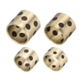 thumbnail image 1 of Uxcell Sleeve Bearings 15mm/0.59" Bore,18mm/0.71" OD,Wrapped Bushings Brass Graphite,JDB Graphite 1 set（4pcs), 1 of 4
