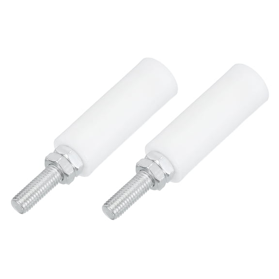 Uxcell Slide Gate Guide Roller, Nylon Rollers Gate Support, Universal Door Pulley Wheels 2 3 Inch