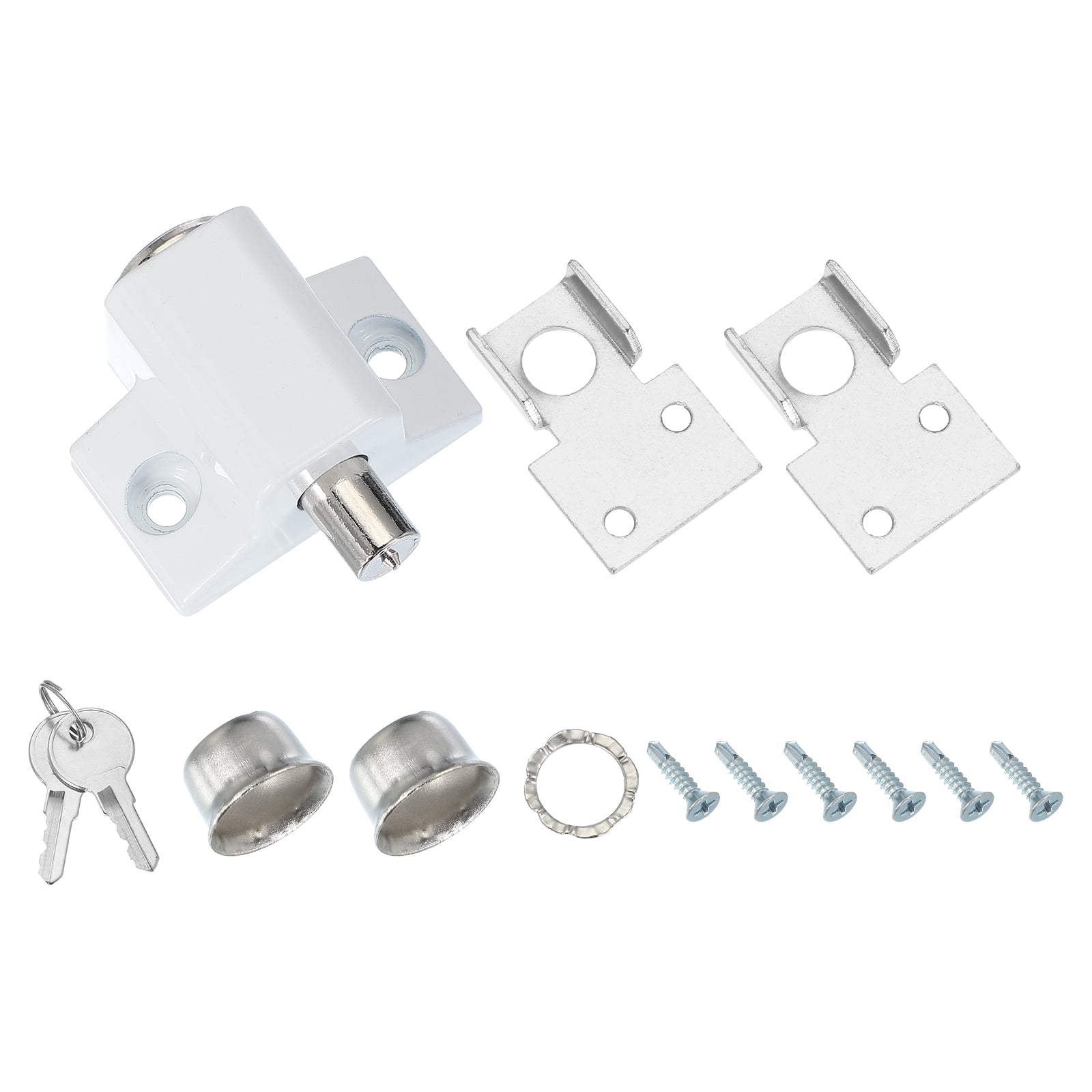 Uxcell Sliding Window Locks Push-In Security Lock with Keys Sliding ...