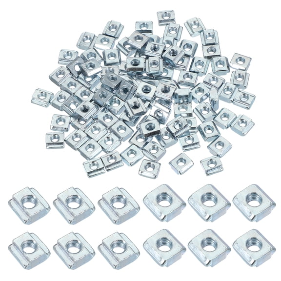 Uxcell Sliding t Nuts, Hammer Head Fastener Nut Thread t Slide Drop in Nuts Aluminum Extrusion Profile M4