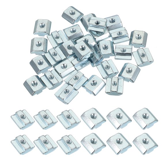 Uxcell Sliding t Nuts, Hammer Head Fastener Nut Thread t Slide Drop in Nuts for European Standard M5