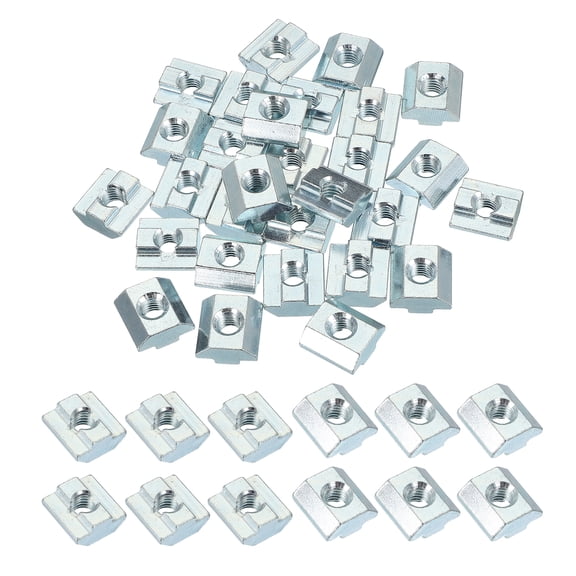 Uxcell Sliding t Nuts, Hammer Head Fastener Nut Thread t Slide Drop in Nuts for European Standard M8