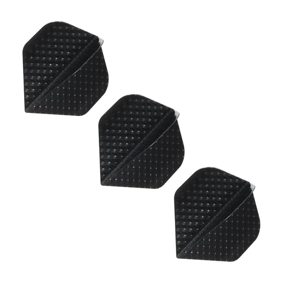 Uxcell Slim Dart Flights 3 Pack Aluminum Foil Dart Accessories Black