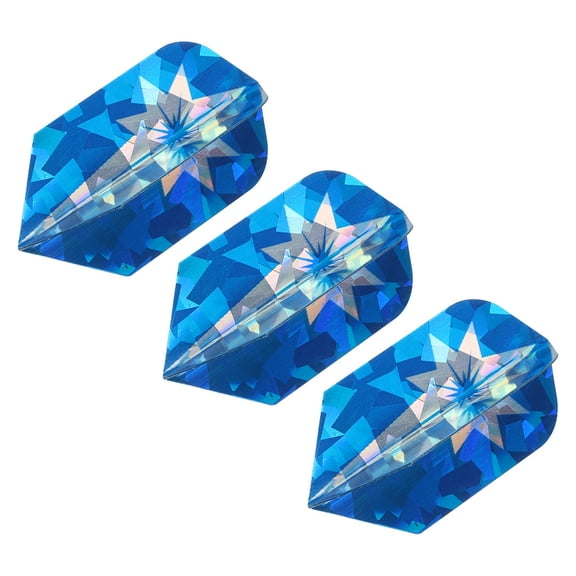 Uxcell Slim Dart Flights, 3 Pack PET Dart Accessories, Blue