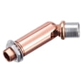 thumbnail image 1 of Uxcell Sloped Ceiling Adapter Swivel M10 M12 Thread for Chandelier Rose Gold, 1 of 5