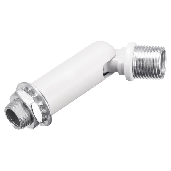 Uxcell Sloped Ceiling Adapter Swivel M10 M12 Thread for Chandelier White
