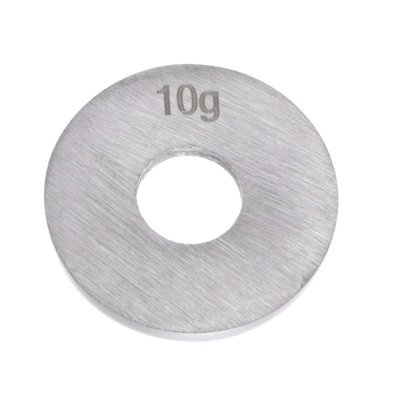 Uxcell Slotted Calibration Weight, 10g M1 Precision 2Cr13 Steel for Digital Balance Scales