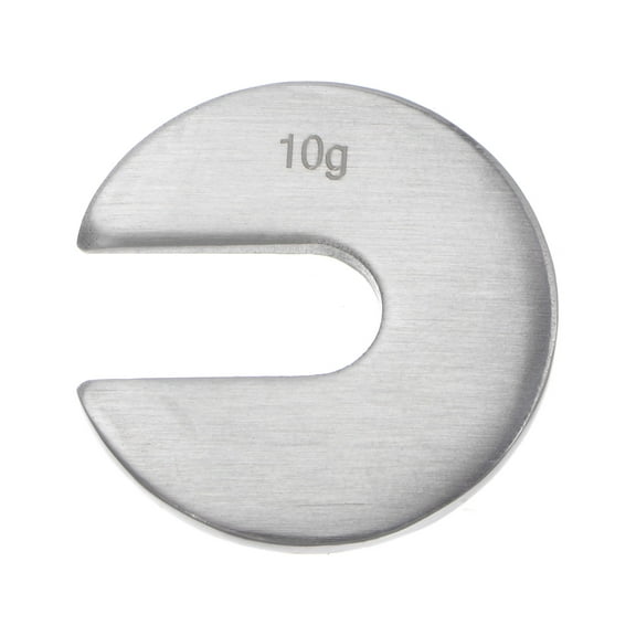 Uxcell Slotted Calibration Weight, 10g M1 Precision Stainless Steel for Digital Balance Scales