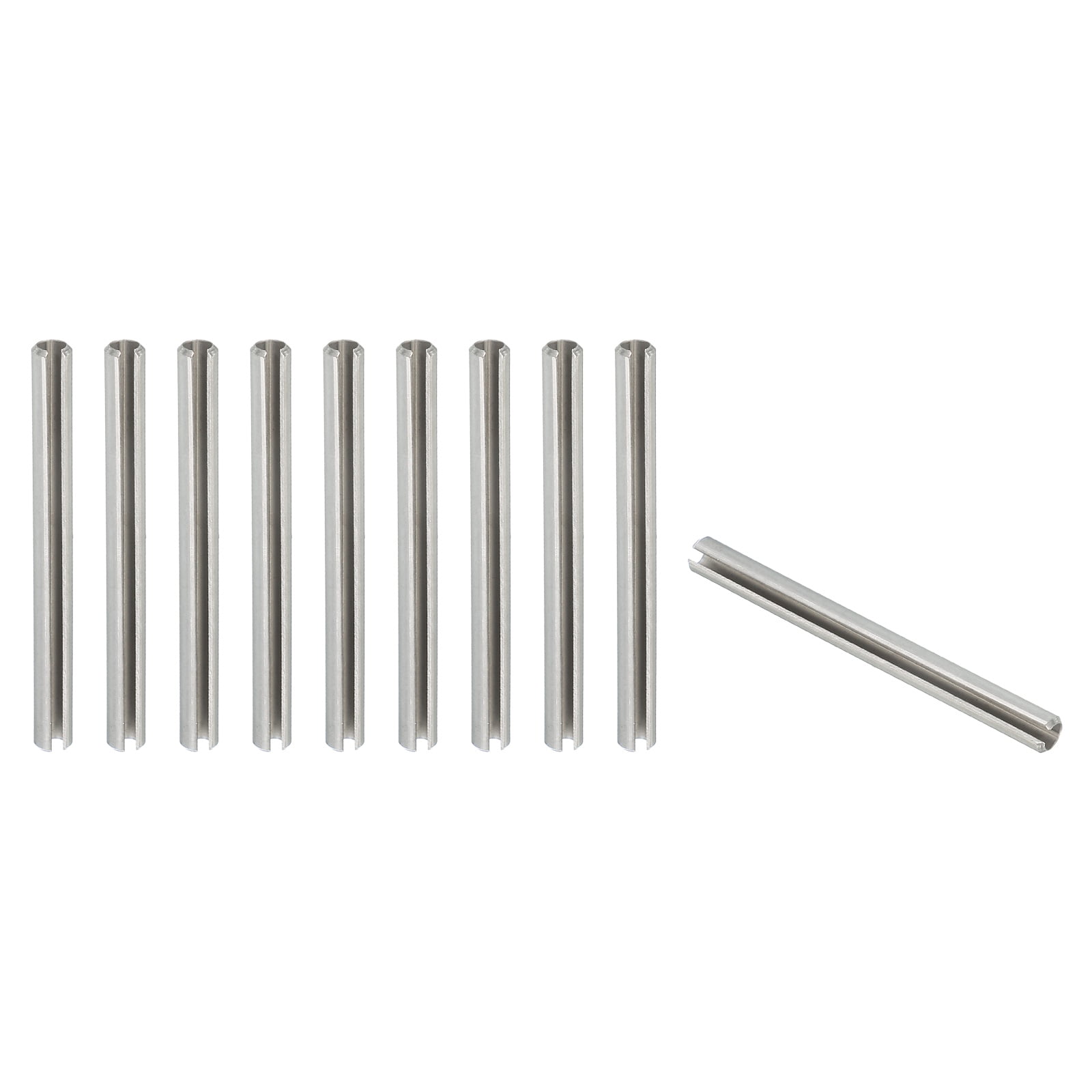 Spri Pin Uxcell Slotted Spring Pin 304 Stainless Steel Split Roll Pins Spring ...