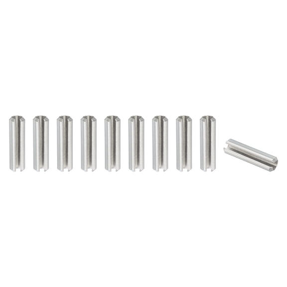 Uxcell Slotted Spring Pin 304 Stainless Steel Split Roll Pins Spring Dowel for Home Improvement Automotive Machine Repair 5/16" x 1-3/16" (8.4mm x 30mm) 10
