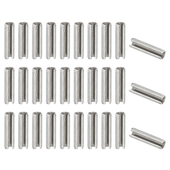 Uxcell Slotted Spring Pin 304 Stainless Steel Split Roll Pins Spring Dowel for Home Improvement Automotive Machine Repair 5/64" x 5/16" (2.2mm x 8mm) 50