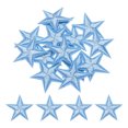 thumbnail image 1 of Uxcell Small 5 Star Iron on Patches Embroidered Sew Patches for Clothing 1.14x1.14" Pack of 15 Blue, 1 of 7