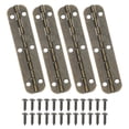 thumbnail image 1 of Uxcell Small Piano Hinge Mini Jewelry Box Hinges with Screw for Jewellery Wooden Box Bronze Tone, 1 of 7