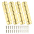 thumbnail image 1 of Uxcell Small Piano Hinge Mini Jewelry Box Hinges with Screw for Jewellery Wooden Box Yellow, 1 of 7