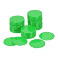 thumbnail image 1 of Uxcell Small Plastic Learning Counters 37mm/1.45 Inch Green Pack of 100, 1 of 5
