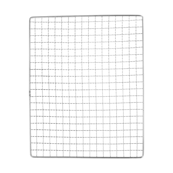 Uxcell Small Quarter Sheet Cooling Rack, 10.2 x 12.6 Inch Stainless Steel Rectangular Wire Grid, Heavy Duty Baking Grill Rack for Cooking Baking Roasting Grilling, Silver