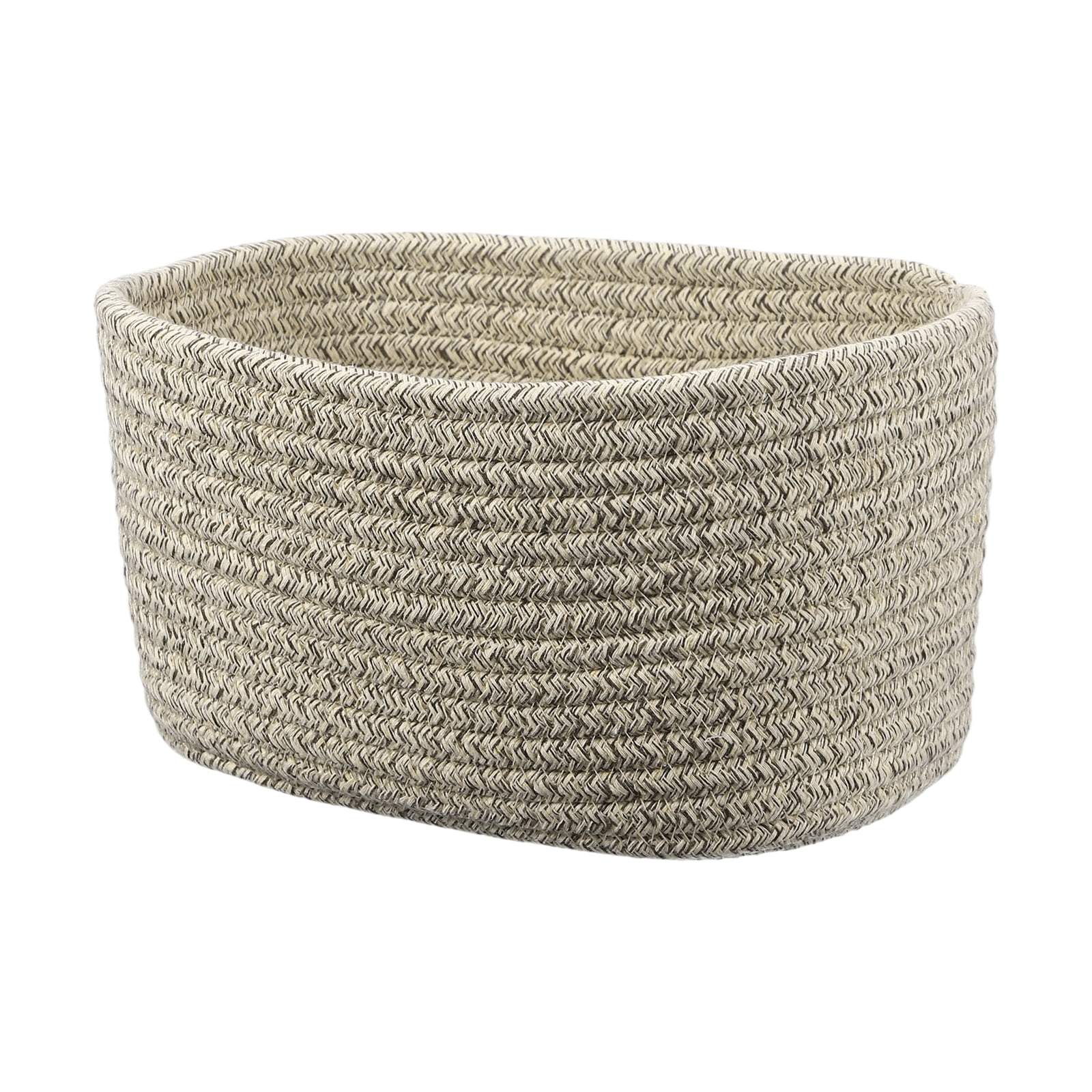 Mini Rope Basket Uxcell Small Rope Basket, 8.3x5.9x4.7 Inch Rectangular Woven Basket ...