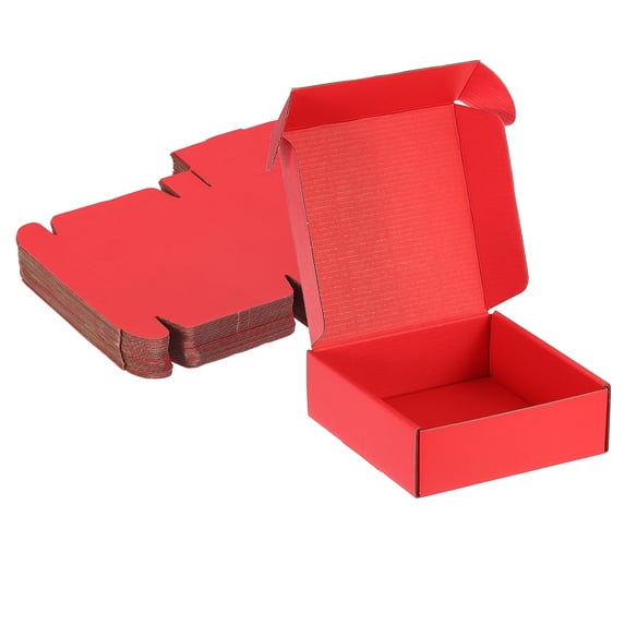 Uxcell Small Shipping Boxes Corrugated Cardboard Boxes Gift Boxes for ...