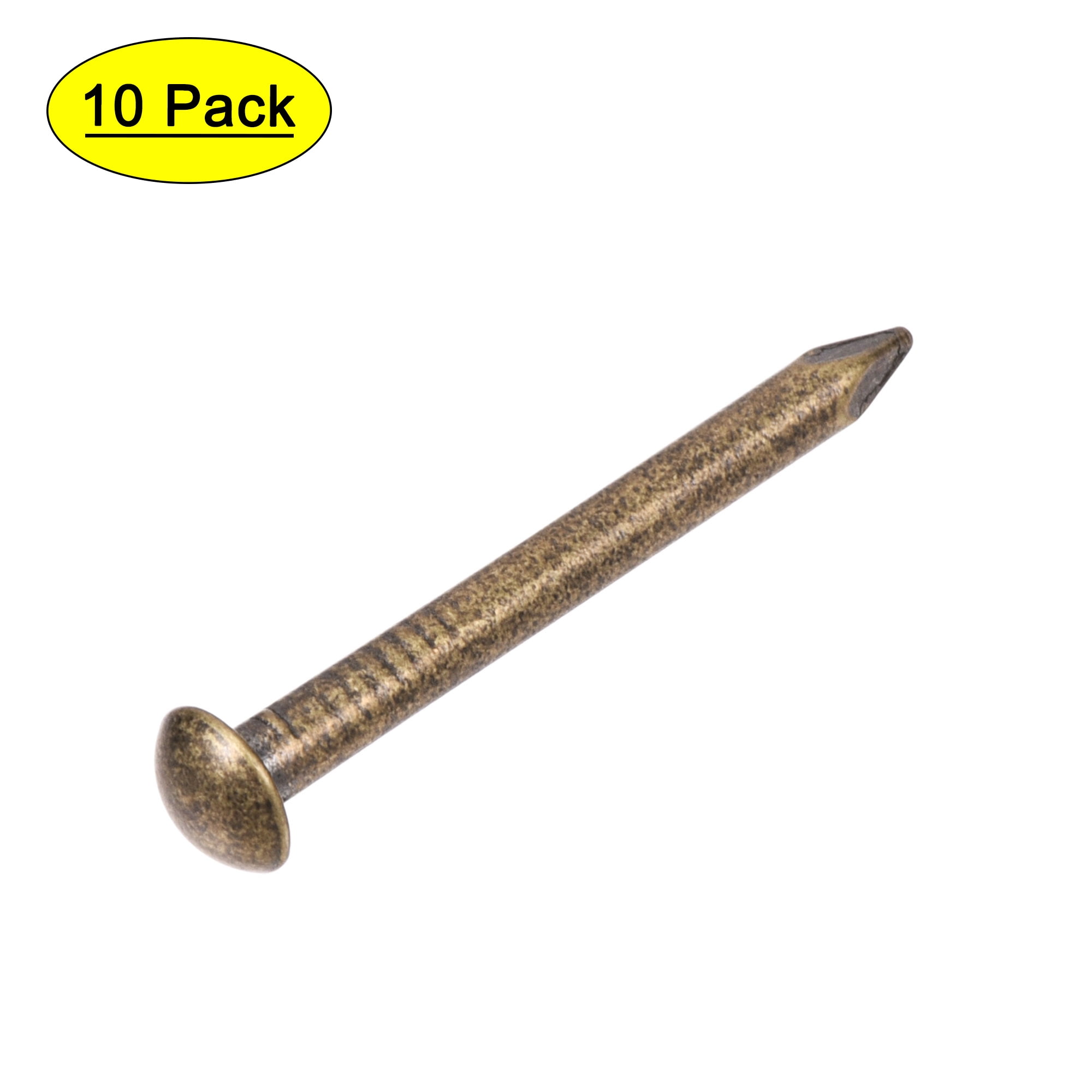 Uxcell 80 Pack Small Tiny Nails 1.2x15mm DxL Tiny Brass Nails Hardware Nails Small Nail Bronze Tone Uxcell 80 Pack Small Tiny Nails 1.2x15mm DxL Tiny Brass Nails Hardware Nails Small Nail Bronze Tone