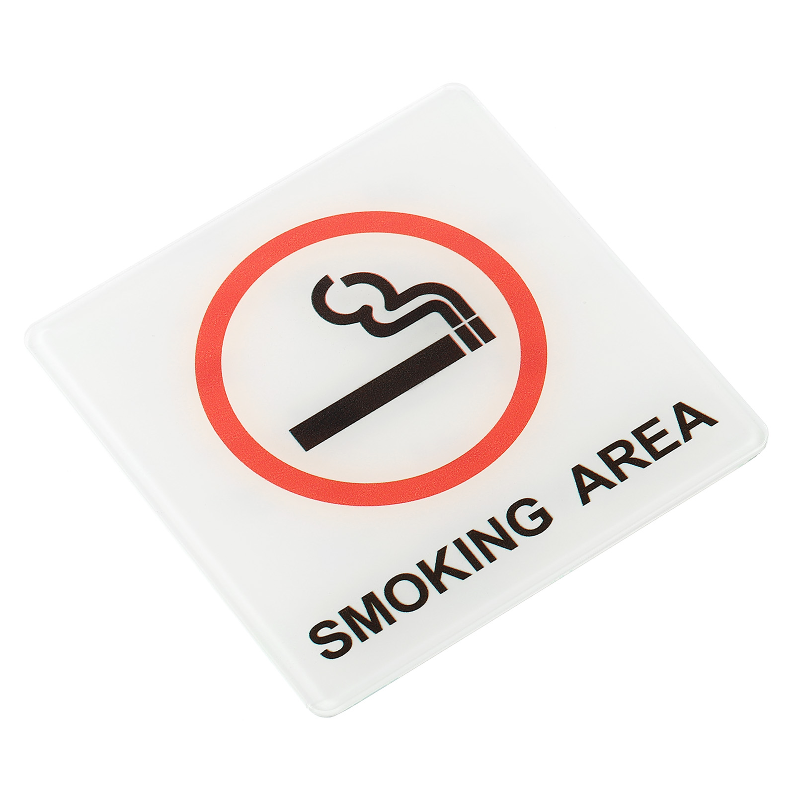 Uxcell Smoking Zone Sign Adhesive Indoor Outdoor Wall Mount Sticker