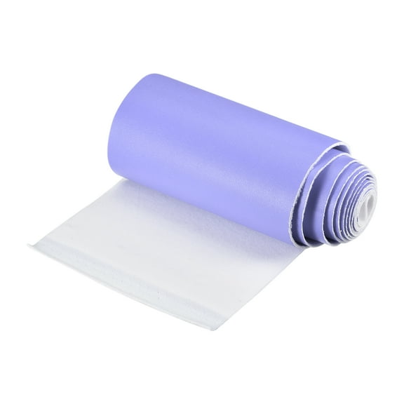 Uxcell Smooth Solid Color Faux Leather Sheets,PU Leather for DIY 10x135cm Light Purple