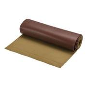 Uxcell Smooth Solid Color Faux Leather Sheets, PU Leather for DIY 20 x 135cm Brown