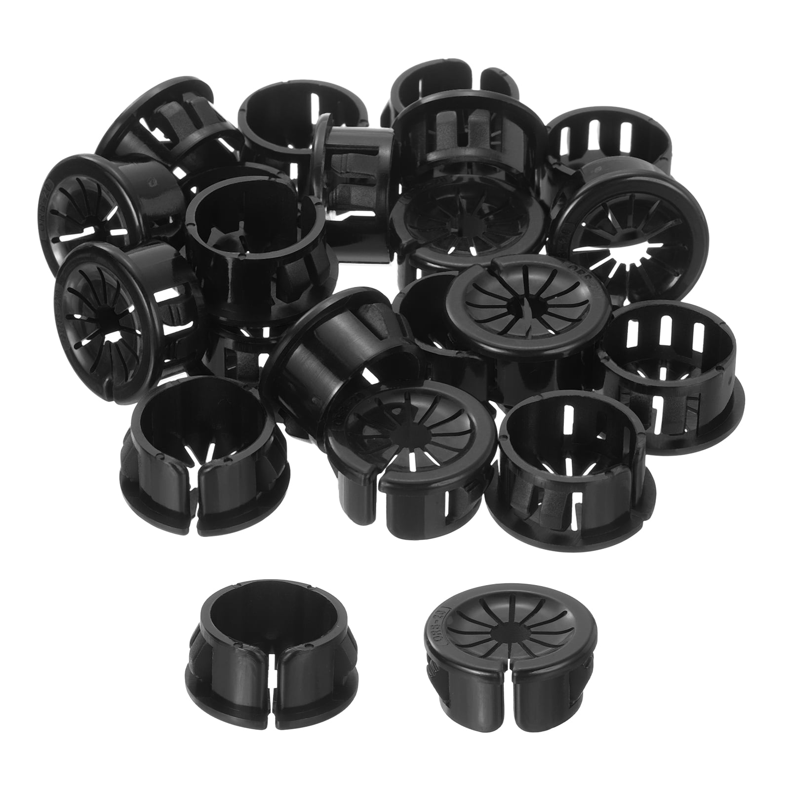 Snap-in Desk Grommet Uxcell 18Pack Cable Grommets, Snap Bushing Grommet ...