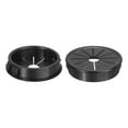 thumbnail image 1 of Uxcell Snap Bushing Grommet 1.77"(45mm) Mount Dia, 5Pack  Nylon Bushing Grommet, Black, 1 of 6