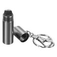 thumbnail image 1 of Uxcell Snooker Billiard Pool Cue Stick Tip Shaper Care Tool Accessory with Keychain Grey, 1 of 5