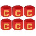 thumbnail image 1 of Uxcell Soccer Captain Armband, Football Armband Elastic Adjustable Player Bands Anti-Slip Red, 1 of 7
