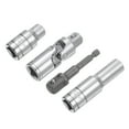thumbnail image 1 of Uxcell Socket Accessory Set, 12mm Shallow and Deep Socket Universal Joints 1/4" Hex Shank Impact Adapter with 1/2" Drive, 1 of 6