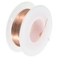 thumbnail image 1 of Uxcell Soft Copper Wire (24 Gauge, 32.8 FT), 99.9% Pure Bare Copper Wire for Crafts, 1 of 7