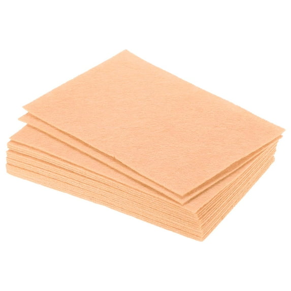Uxcell Soft Felt Sheets Fabric Craft Sheets for DIY, Hobby Decoration Beige