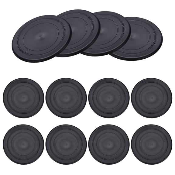 Uxcell Soft Flying Disc, Sports Flying Discs All Ages Outdoor Flying Disc Training Playing Lightweight Durable 12 Pcs & 7" & Black-Fitting For(Beach/Backyard/Lawn/Park Camping Game)