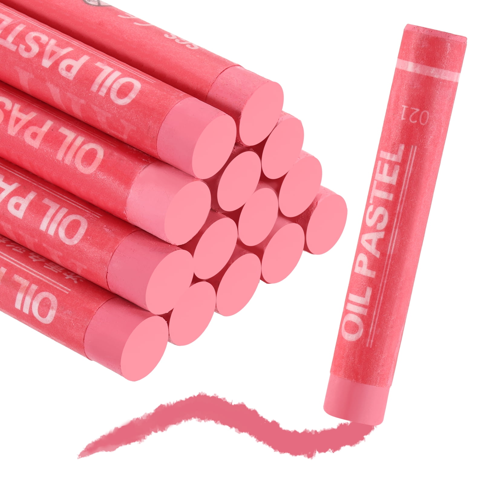Uxcell Soft Oil Pastels, Oil Pastel Crayons Vibrant Color Blendable Art Supplies for Painting Drawing Blending Painting Artists Beginners Professional(Rose Red, Pack of 36)
