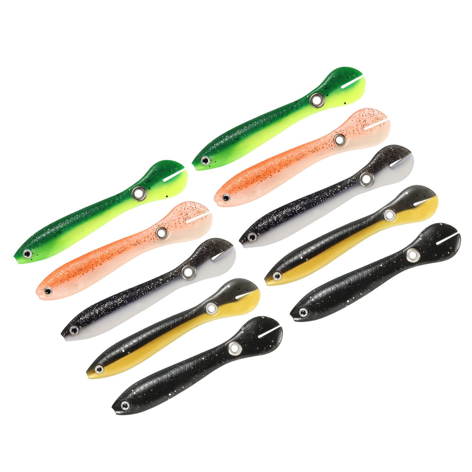 Uxcell Soft Realistic Loach Fishing Lures Swimbait Hopping Mock Bait