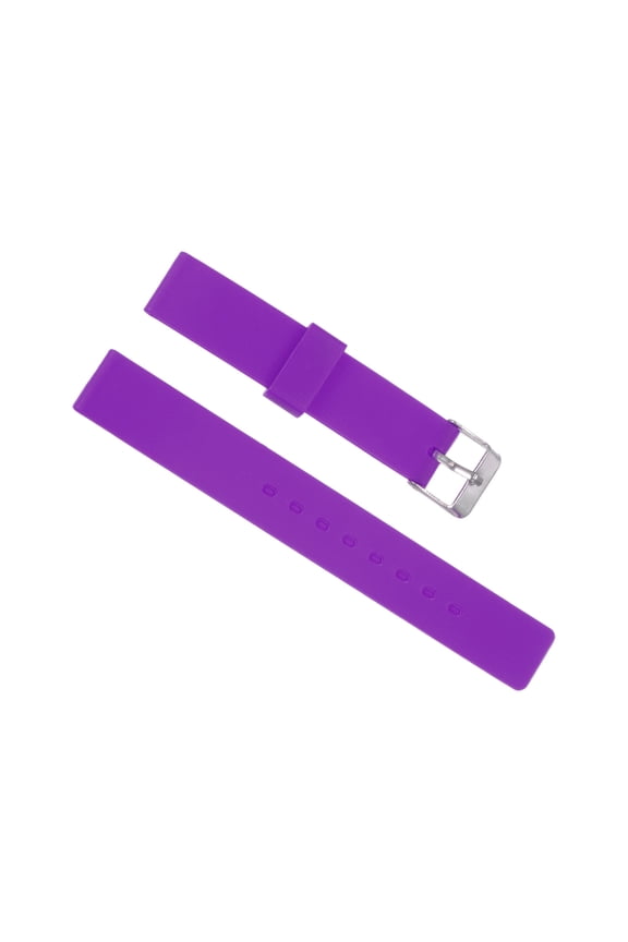 Rubber Watch Band 16mm, Replacement Rubber Watch Strap, Purple